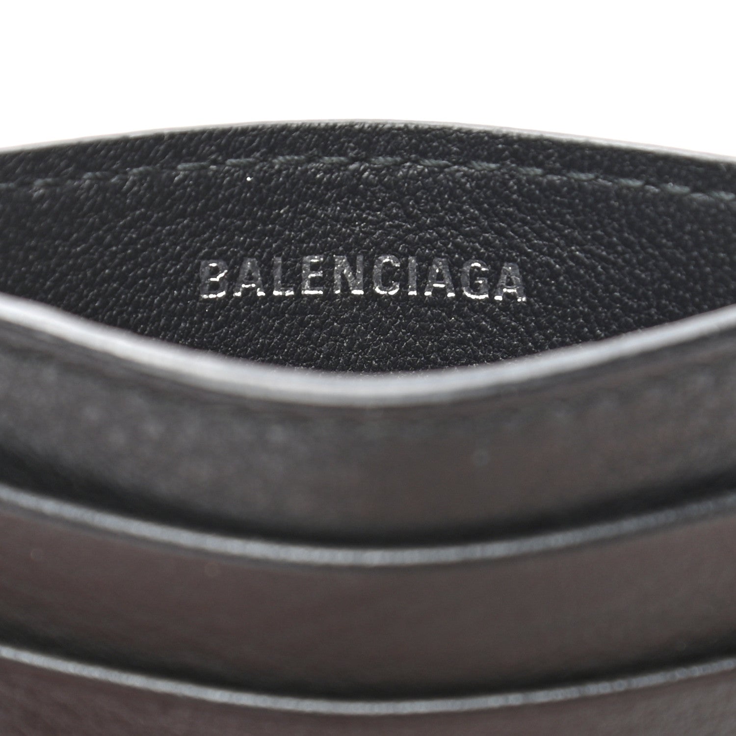 Balenciaga Calfskin Multi Card Case Black 6 of 8
