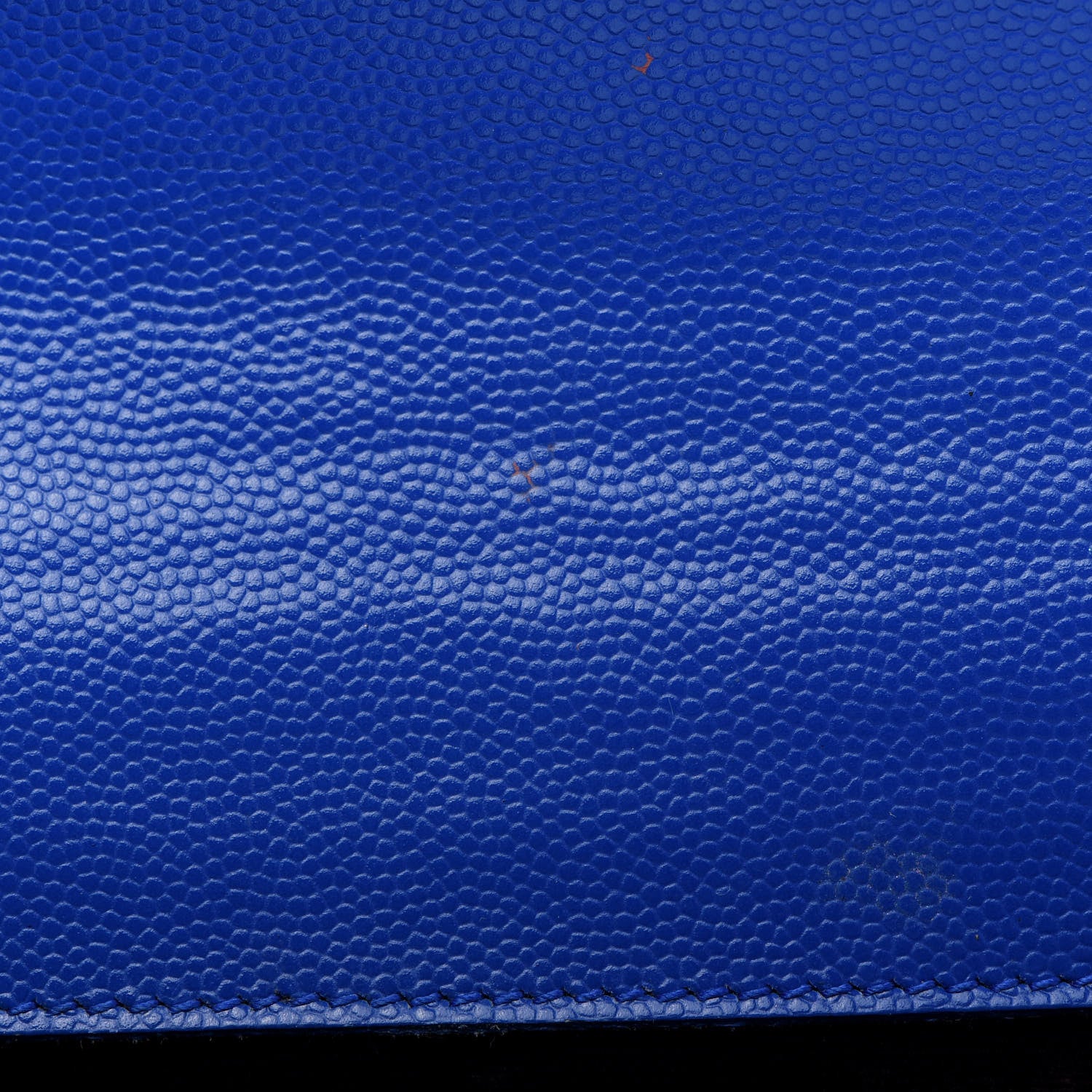 Saint Laurent Grain De Poudre Classic Monogram Cassandre Clutch Blue Majorelle 10 of 13