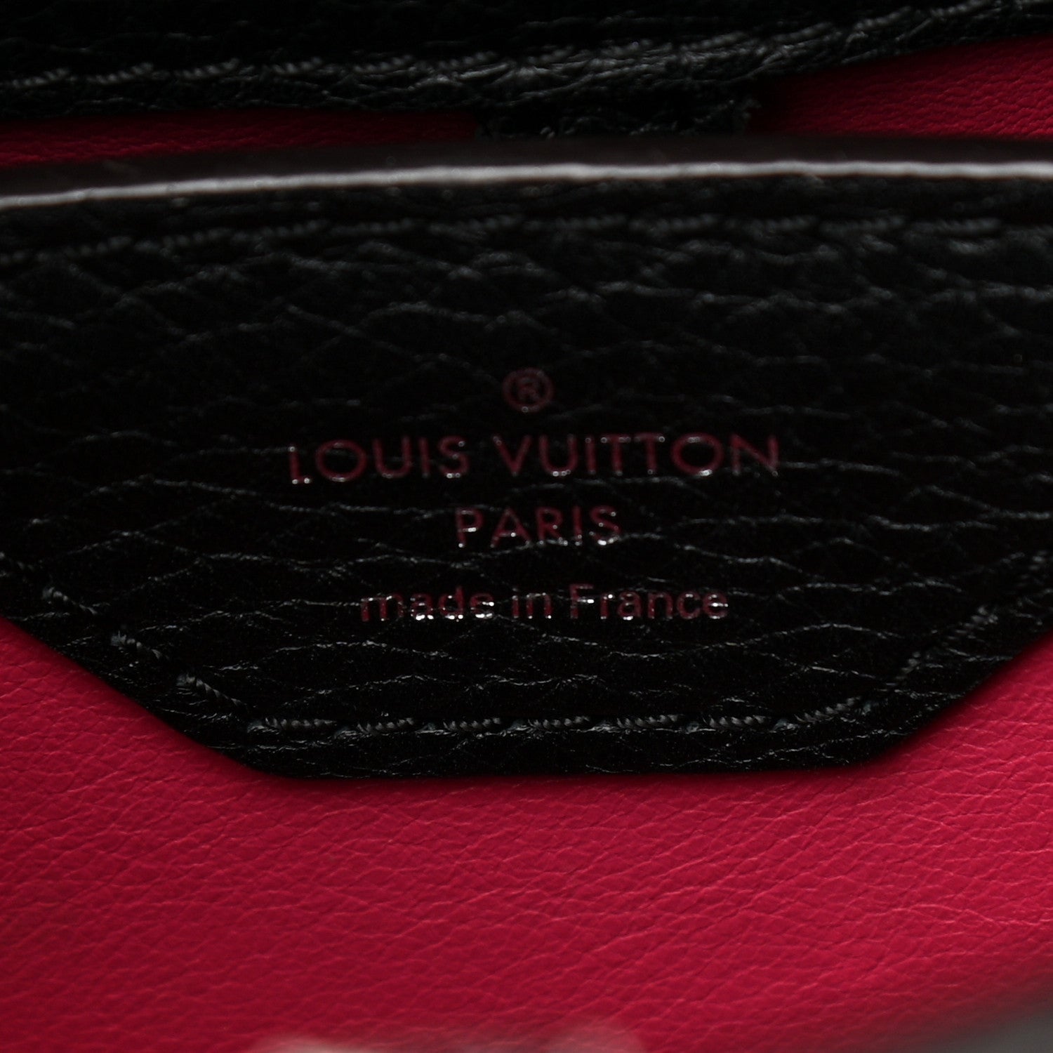 Louis Vuitton Taurillon Capucines BB Black 6 of 8