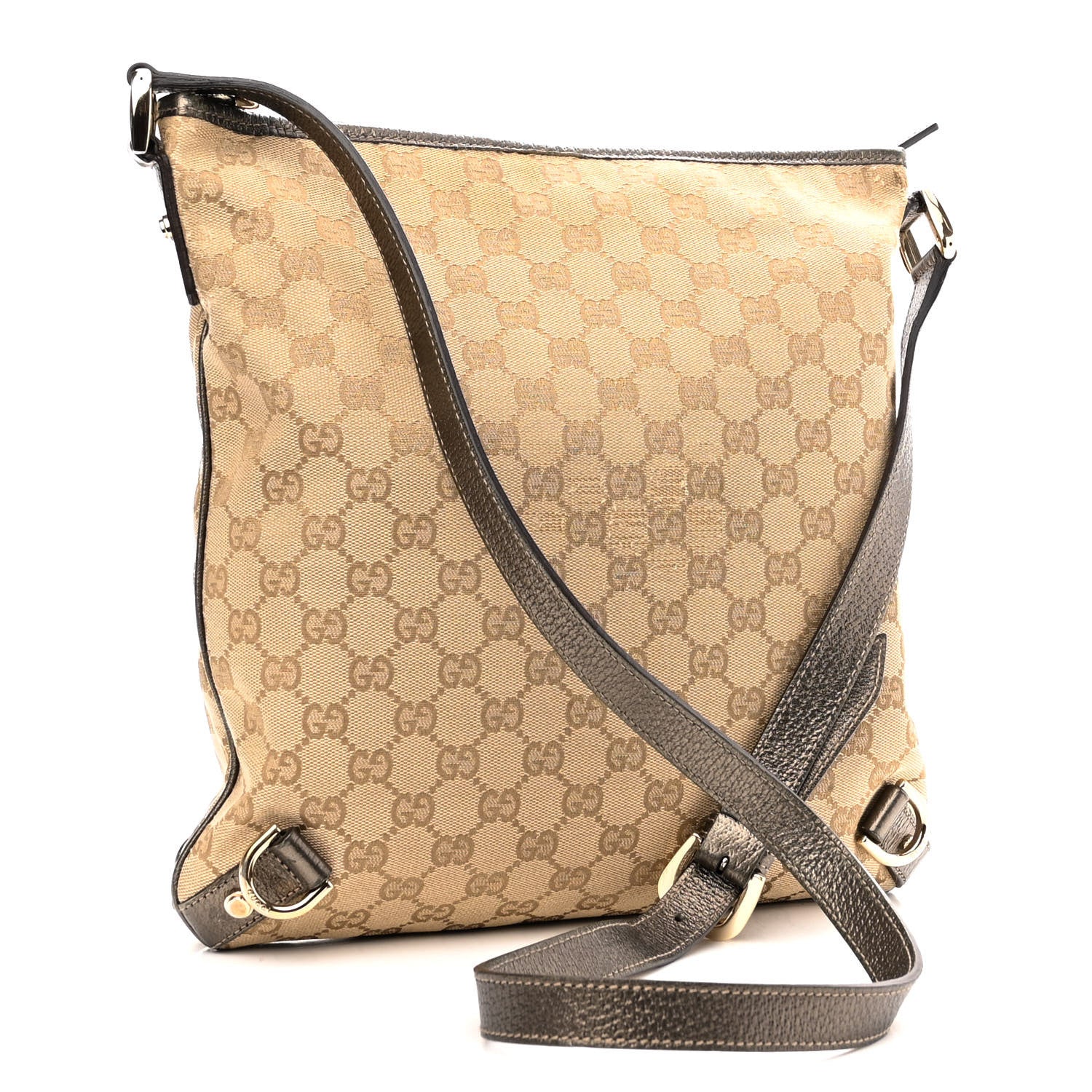 Gucci Monogram Abbey Messenger Bag Dark Brown 3 of 13