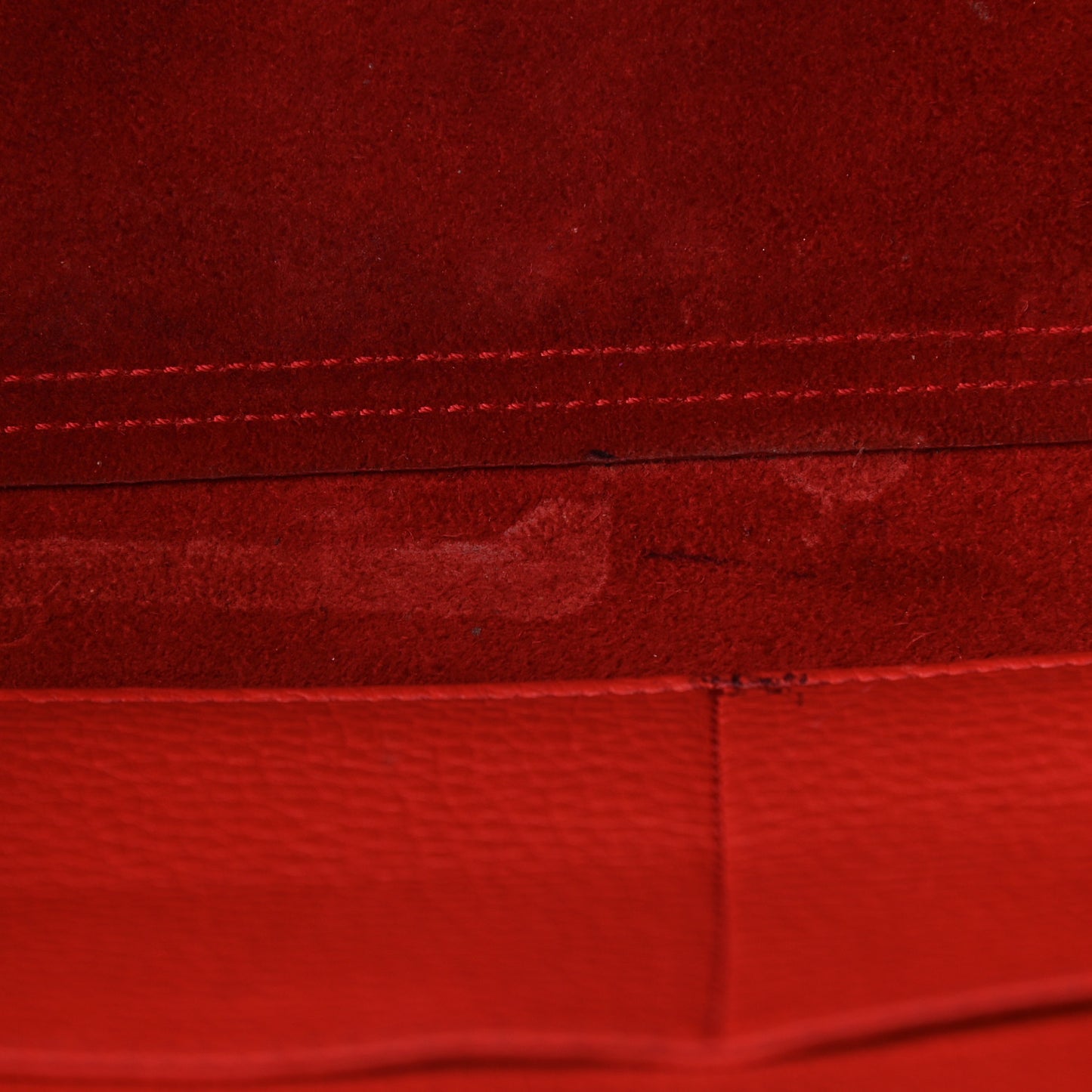 Crisped Calfskin Medium Tie Knot Tote Vermillion