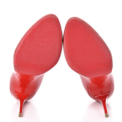 Christian Louboutin Patent Dorissima 100 Pumps 37.5 Oeillet 9 of 13