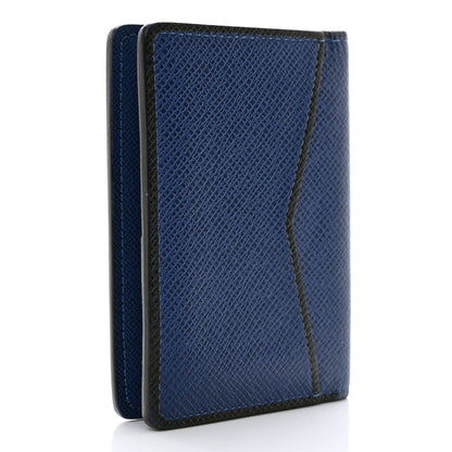 Louis Vuitton Taiga Pocket Organizer Blue Marine 3 of 9