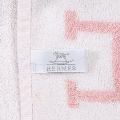 Hermes Cotton Avalon Bath Towel Rose Lilas 3 of 6