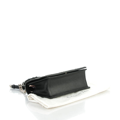 Christian Dior Grained Calfskin Medium Diorama Flap Bag Black 4 of 7