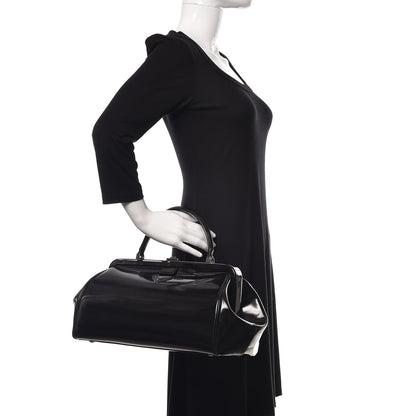 Prada Spazzolato Frame Bag Black 2 of 10