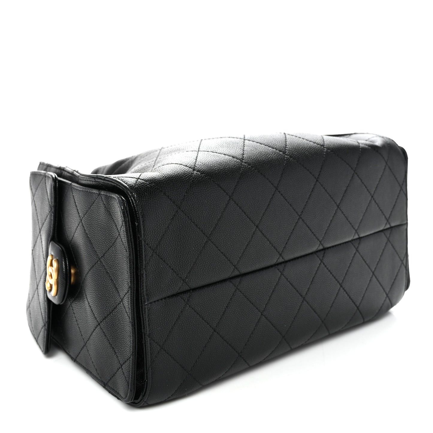 Caviar Quilted Small Chanel 25 Handbag Black