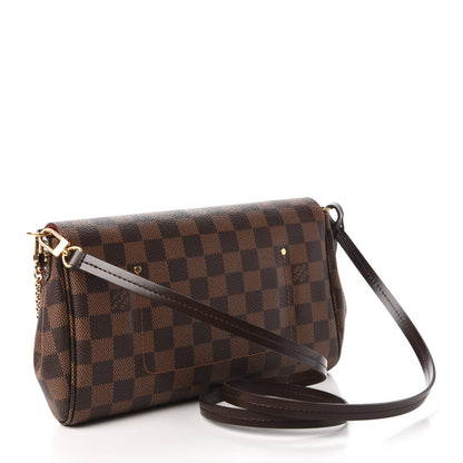 Louis Vuitton Damier Ebene Favorite MM 3 of 12