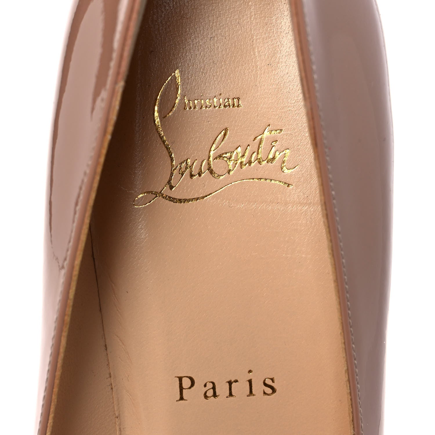 Christian Louboutin Patent Pigalle 85 Pumps 39 Nude 7 of 9