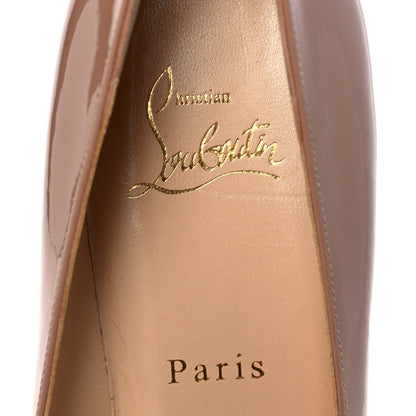 Christian Louboutin Patent Pigalle 85 Pumps 39 Nude 7 of 9