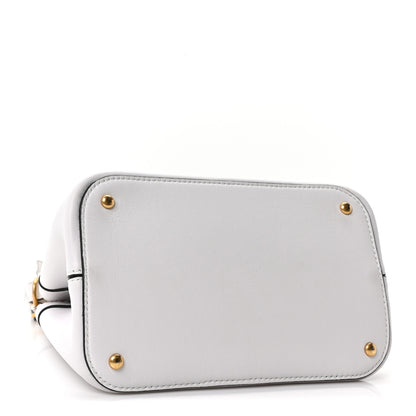 Valentino Garavani Nappa Mini Vlogo Bucket Bag White 4 of 9