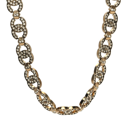 Chanel Crystal CC Link Chain Choker  Gold 1 of 6