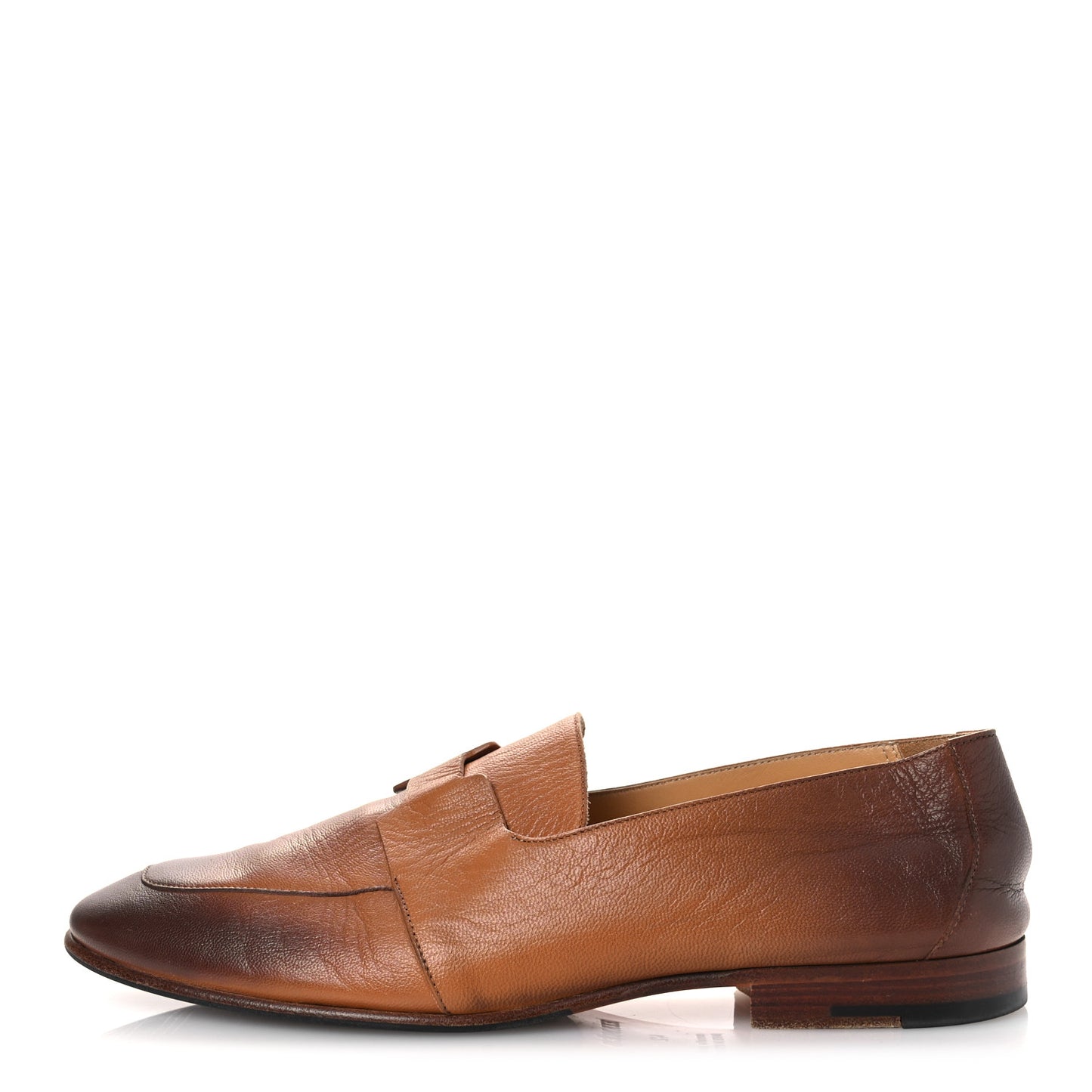 Goatskin Mens Ancora Moccasin Loafers 42 Naturel