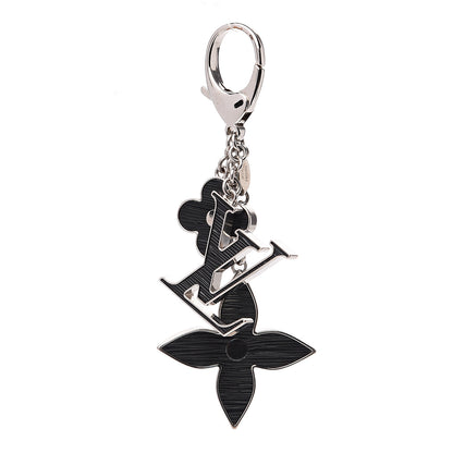 Louis Vuitton Electric Epi Fleur d'Epi Bag Charm Black 1 of 3