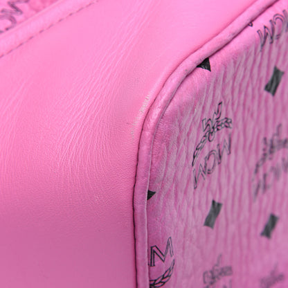 MCM Visetos Medium Duke Backpack Pink 4 of 4