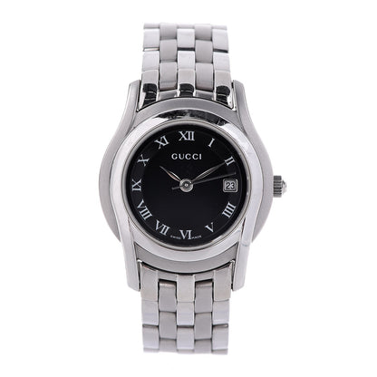 Gucci Stainless Steel 27mm 5500L Quartz Watch Black 1 of 7
