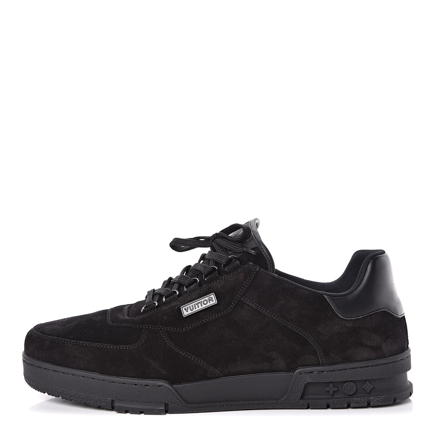 Louis Vuitton Suede Uniform Sneakers 10.5 Black 1 of 7