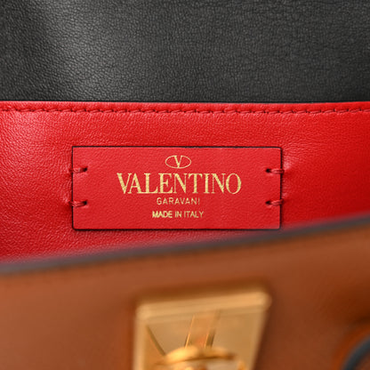 Valentino Garavani Grainy Calfskin VSling Belt Bag Saddle Brown 6 of 10