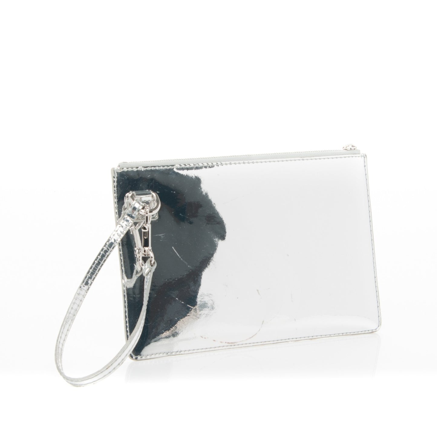 Monogram Miroir Inventeur Pochette Plat Silver