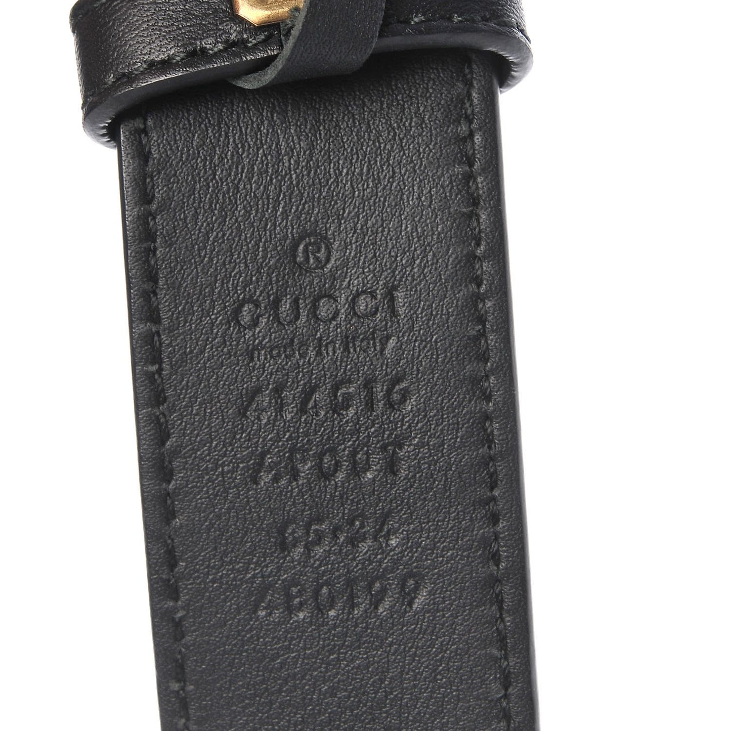 Calfskin Double G 30mm Belt 85 34 Black