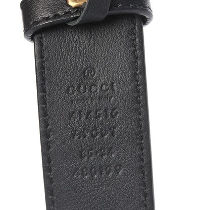 Gucci Calfskin Double G 30mm Belt 85 34 Black 4 of 5