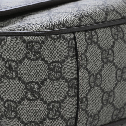 Gucci Tender GG Supreme Monogram Textured Dollar Calfskin Medium Ophidia Messenger Bag Beige Ebony New Acero 9 of 11