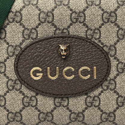 Gucci GG Supreme Monogram Web Neo Vintage Shoulder Bag Beige New Acero Crop 8 of 10