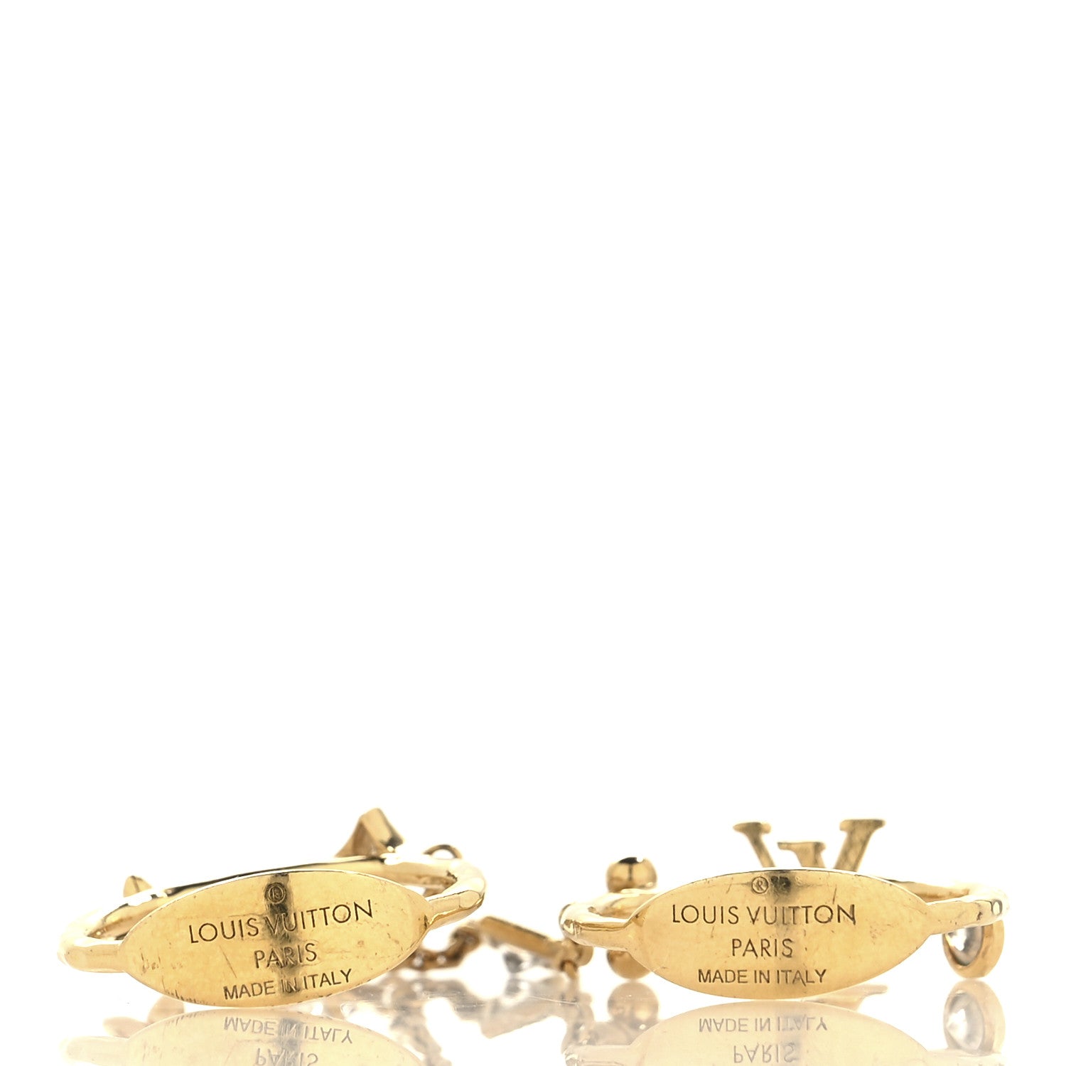 Louis Vuitton Metal LV In The Sky Double Ring S 50 5.25 Gold 3 of 5