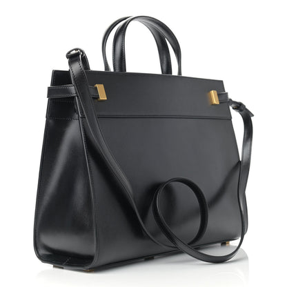 Saint Laurent Calfskin Small Manhattan Shopper Tote Black 3 of 10