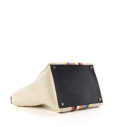 Celine Cotton Canvas Medium Phantom Luggage Multicolor 4 of 11