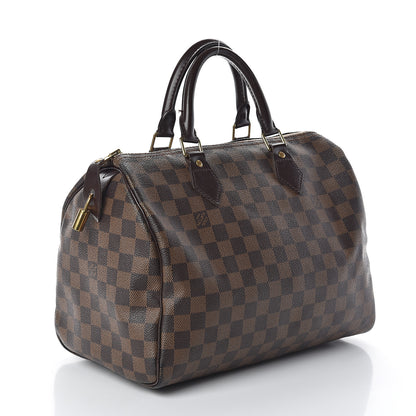 Louis Vuitton Damier Ebene Speedy 30 2 of 9