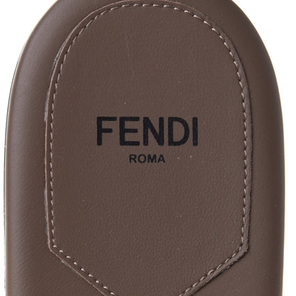 Fendi Vitello Cuoio Baguette Flat Slide Sandals 40 Maya 7 of 10