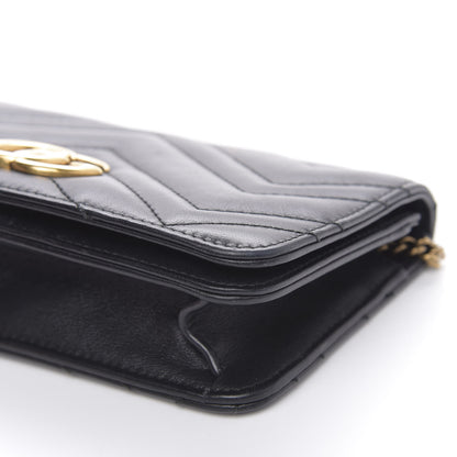 Gucci Calfskin Matelasse GG Marmont Mini Bag Black 8 of 15