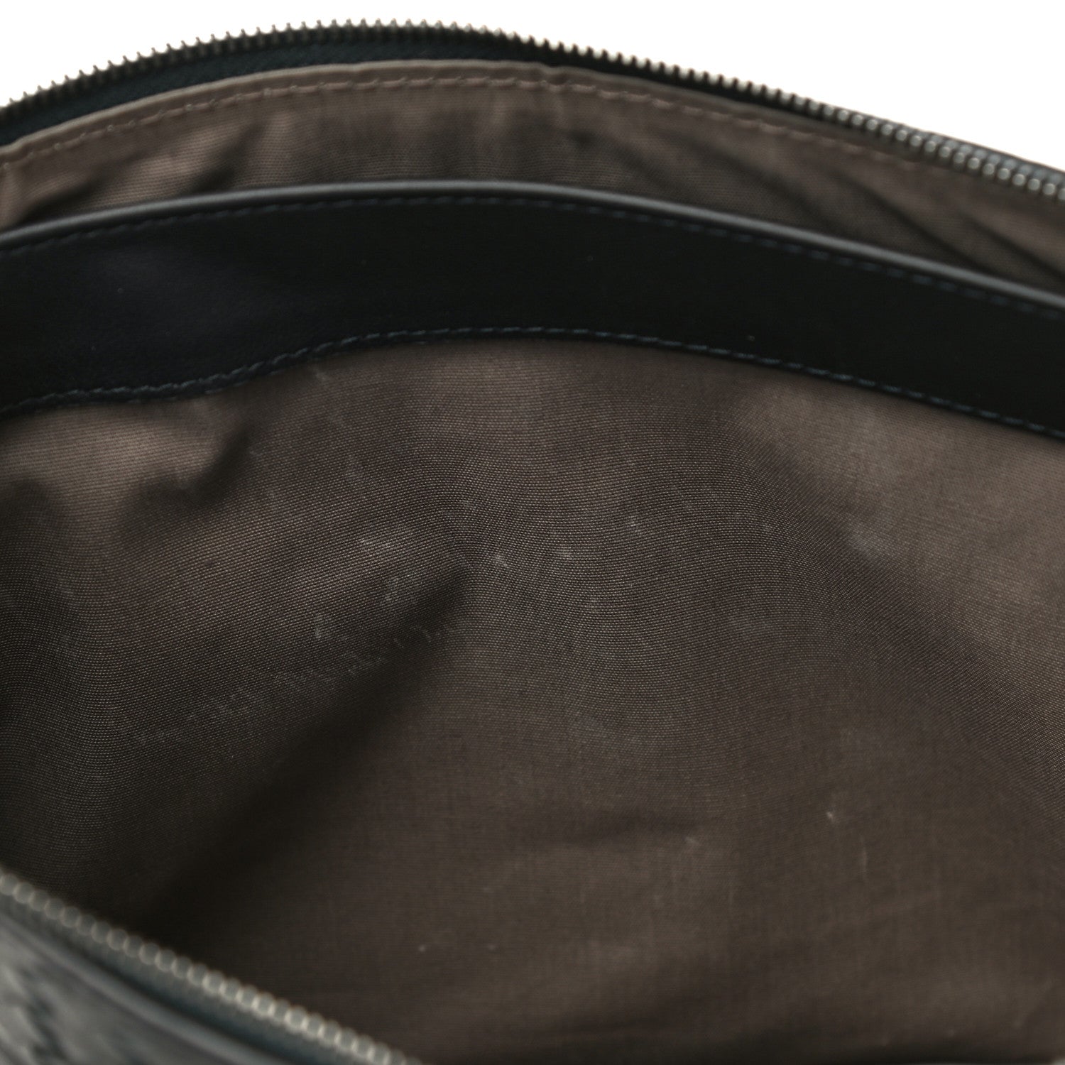 Bottega Veneta Nappa Intrecciato Large Flat Zip Biletto Pouch Black 12 of 13
