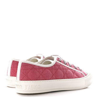Christian Dior Canvas Walk 'N' Dior Low Top Sneakers 41 Taffy Pink 4 of 10