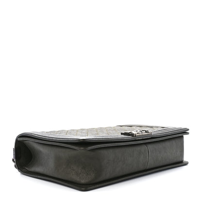 Chanel Caviar Quilted Large Boy Flap Green 3 of 10