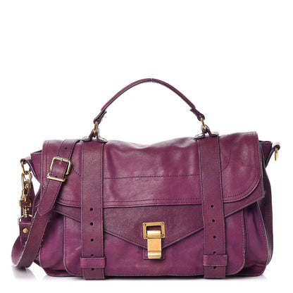 Proenza Schouler Lambskin Medium PS1 Satchel Veruca Salt 1 of 26