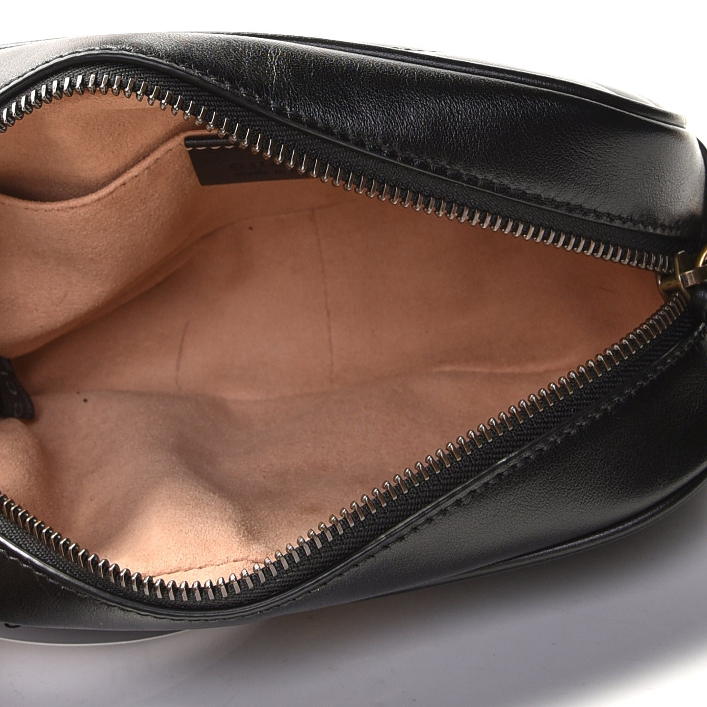 Calfskin Matelasse Mini GG Marmont Chain Shoulder Bag Black