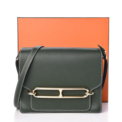 Hermes Evercolor Sac Roulis 23 Vert Anglais 8 of 8