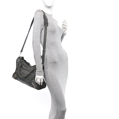 Balenciaga Chevre Silver Metallic Edge Hardware City Gris Acier 2 of 16