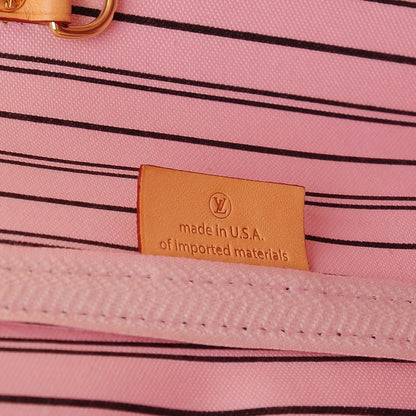 Louis Vuitton Monogram Neverfull MM Rose Ballerine 6 of 8