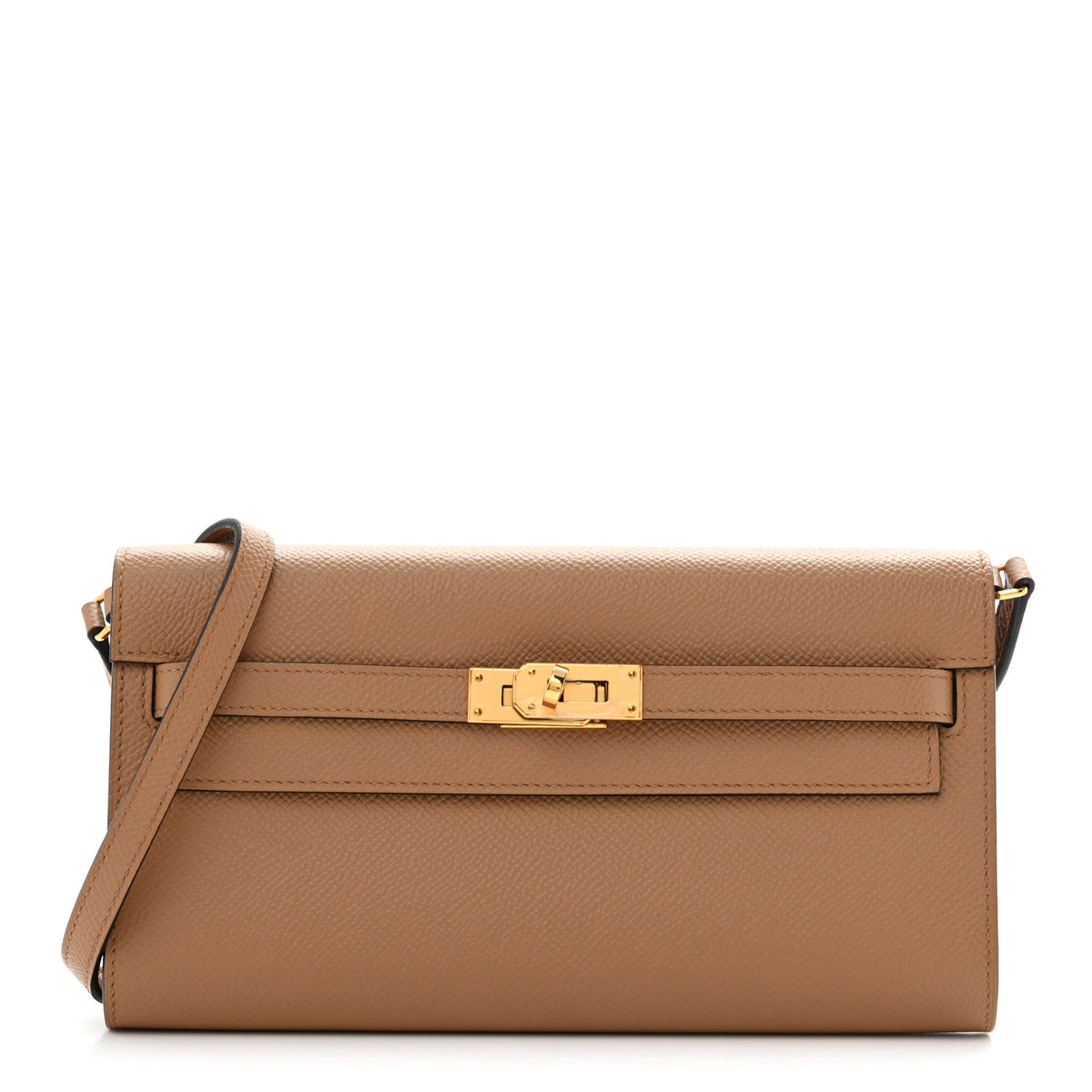 Hermes Epsom Verso Kelly Wallet To Go Chai Mauve Sylvestre 1 of 11