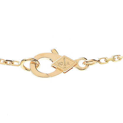 Van Cleef & Arpels 18K Yellow Gold Black Onyx Vintage Alhambra Pendant Necklace 4 of 6