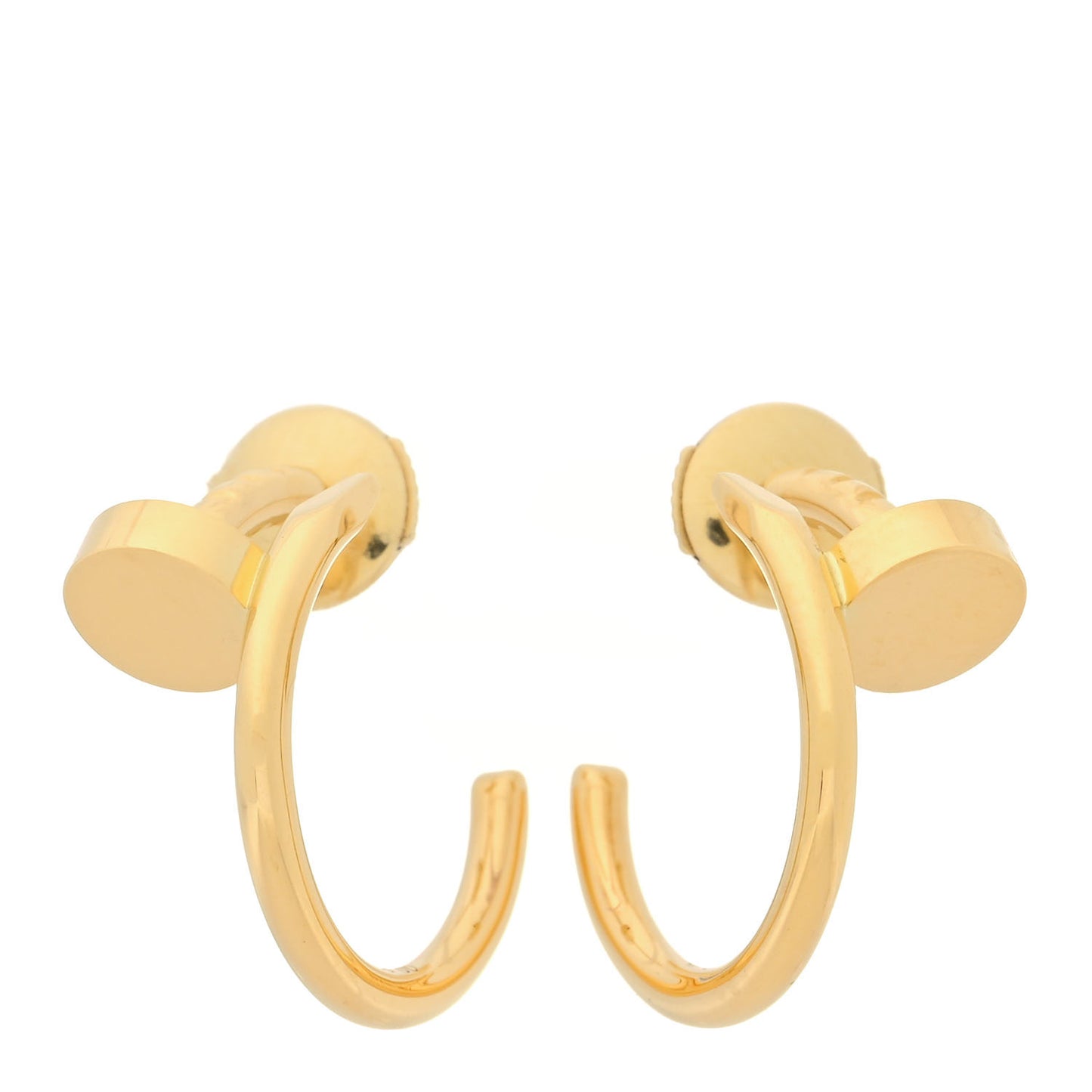 18K Yellow Gold Juste Un Clou Hoop Earrings