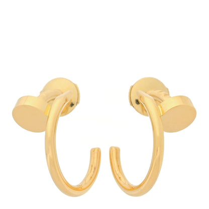 Cartier 18K Yellow Gold Juste Un Clou Hoop Earrings 1 of 5