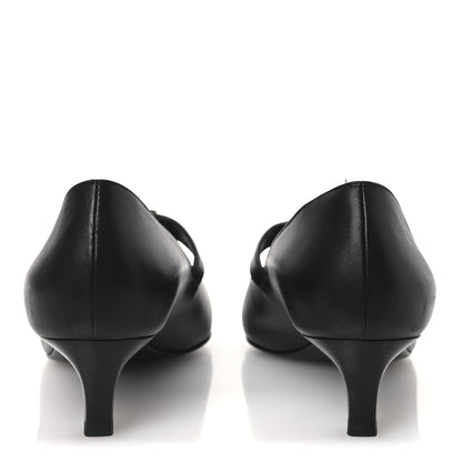 Hermes Calfskin Kiara 40 Pumps 39 Black 6 of 17