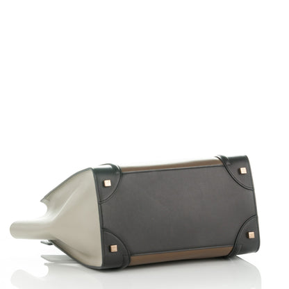 Celine Satin Calfskin Mini Tri-Color Luggage Multicolor 4 of 7