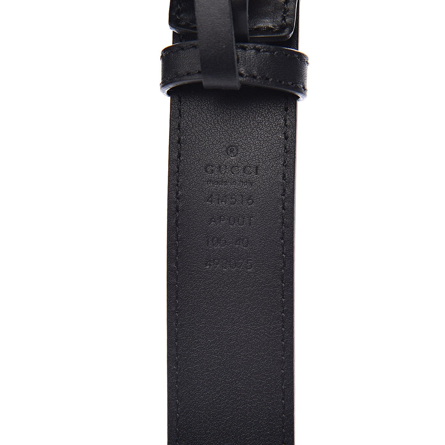 Calfskin Double G 30mm Belt 100 40 Black