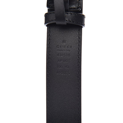 Gucci Calfskin Double G 30mm Belt 100 40 Black 4 of 7