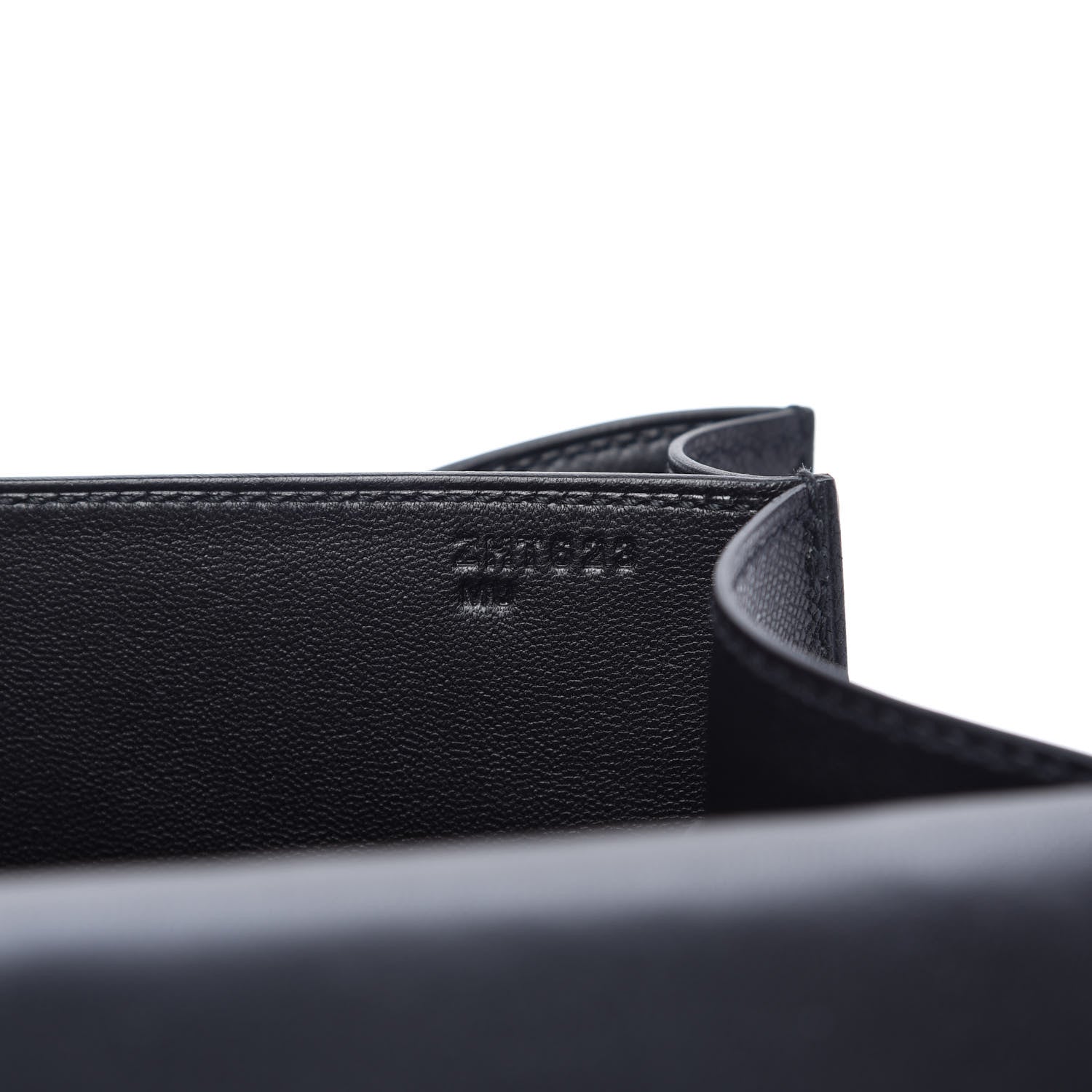 Hermes Grained Monsieur Lizard Constance 24 Black Ombre 9 of 9